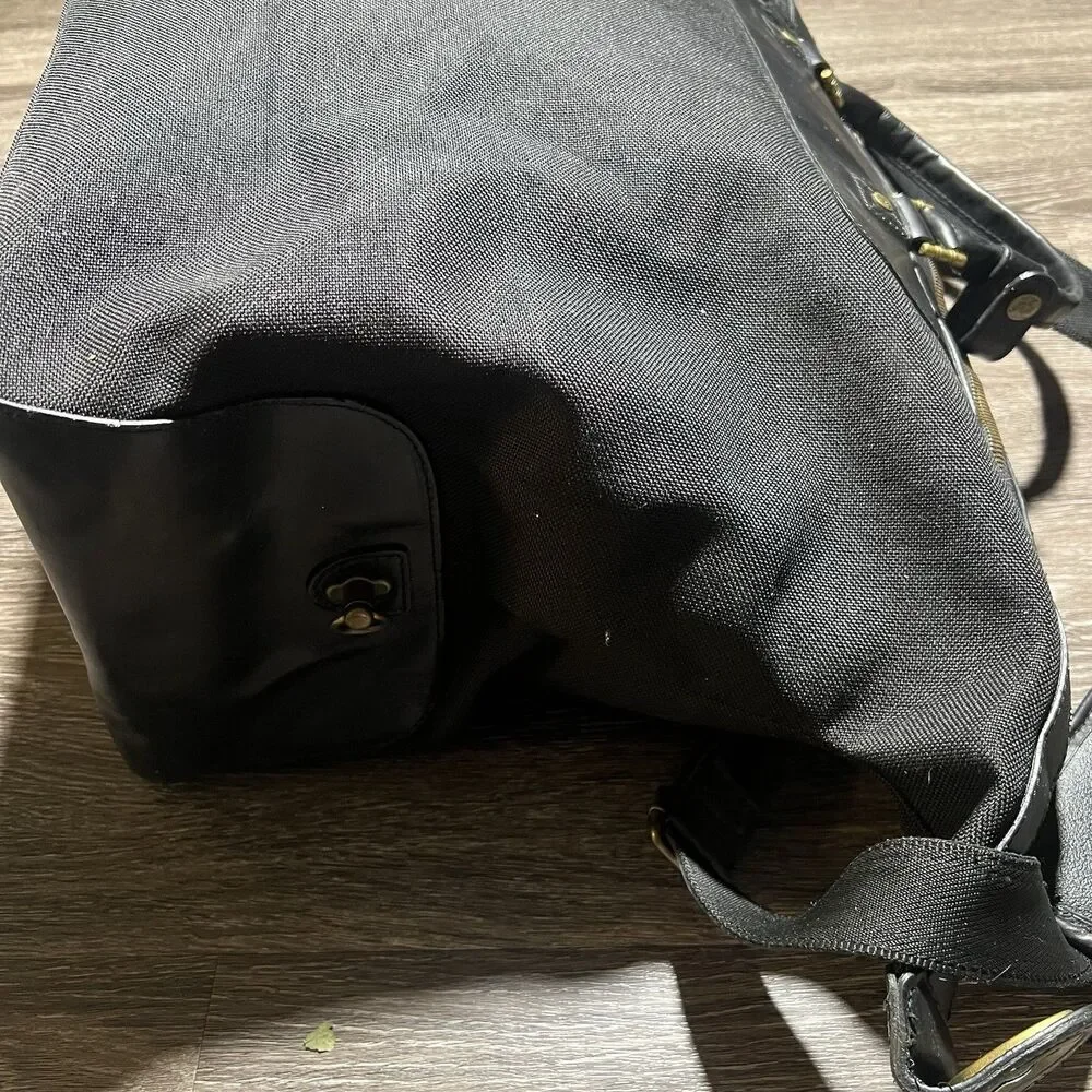 Tommy Bahama Black Duffle Bag Island Hopper SAIL FAST LIVE SLOW Sailboat